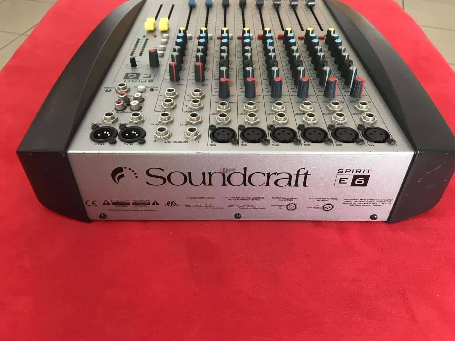 Soundcraft Spirit E6 ( Spedizione inclusa ) | Gas Music Store