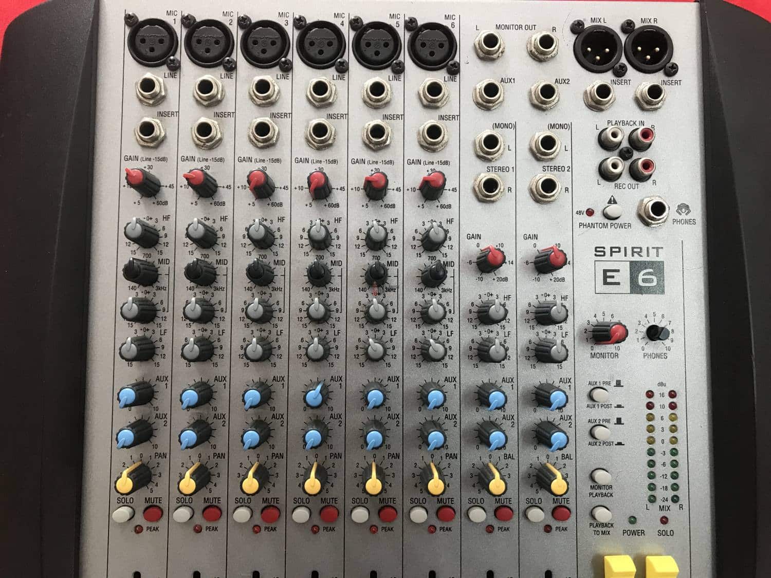 Soundcraft Spirit E6 ( Spedizione inclusa ) | Gas Music Store