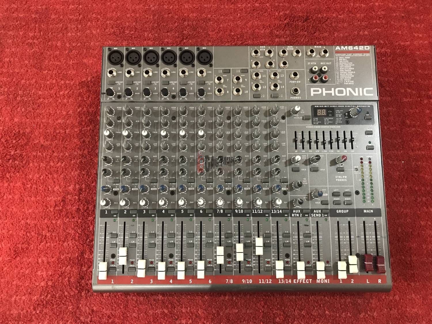 Phonic AM642D - Mixer 10 Canali con Effetti Digitali | Gas