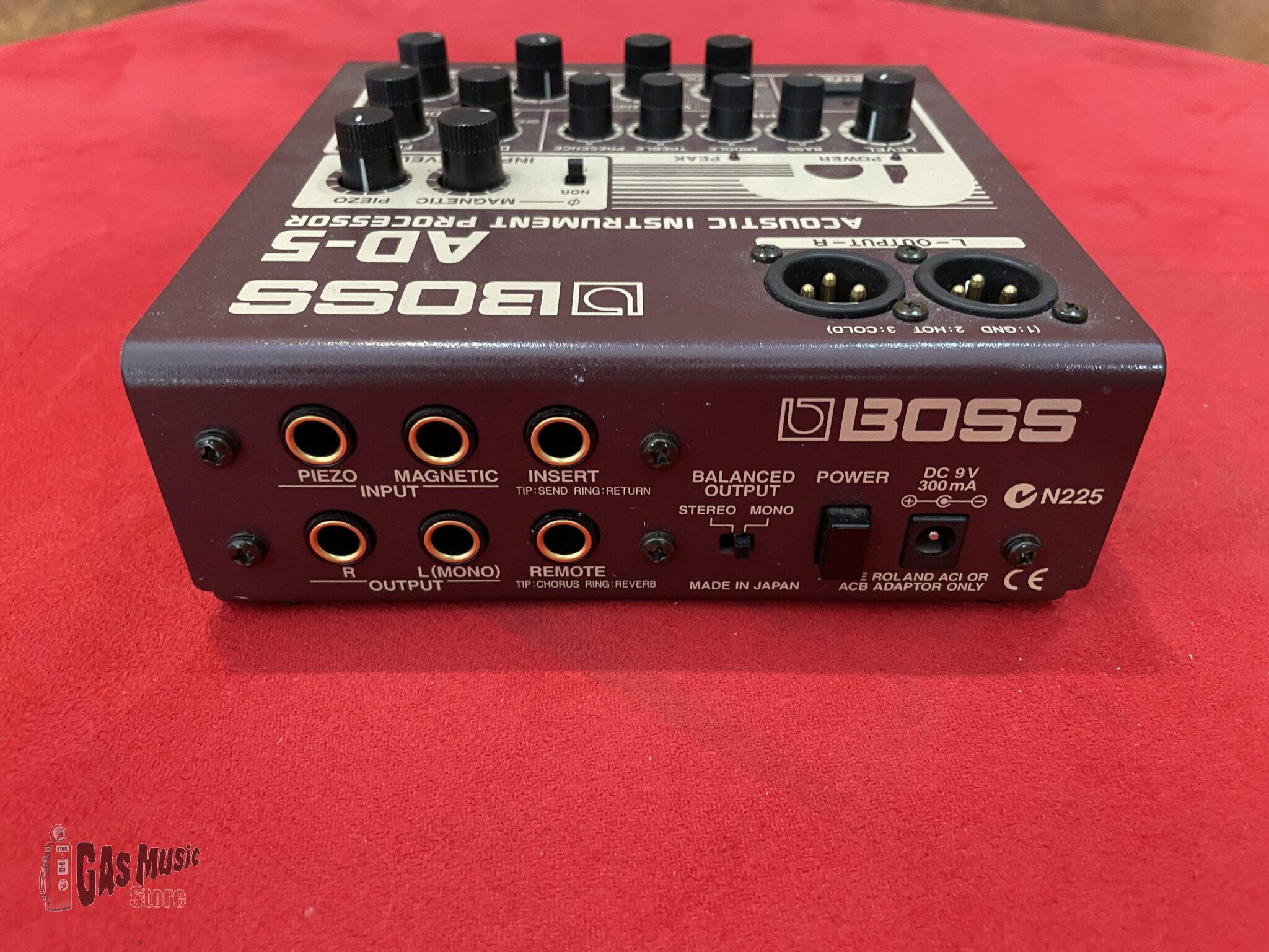 BOSS AD-5 アコースティックインストゥルメント プロセッサー Boss AD