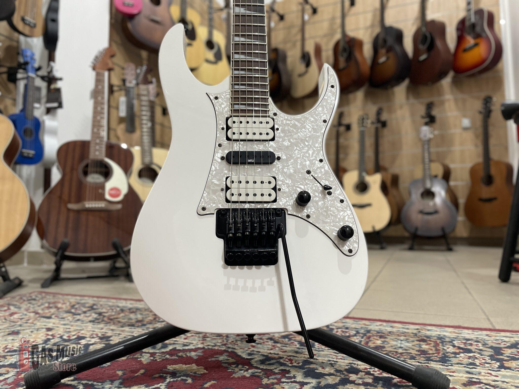 Ibanez RG350DX White, DiMarzio Evolution | Gas Music Store
