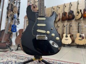 Fender Custom Shop Limited Edition Stratocaster Dual-Mag II Relic Aged Black